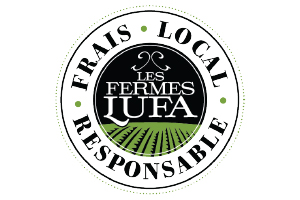 Logo Les Fermes Lufa • Frais • Local • Responsable